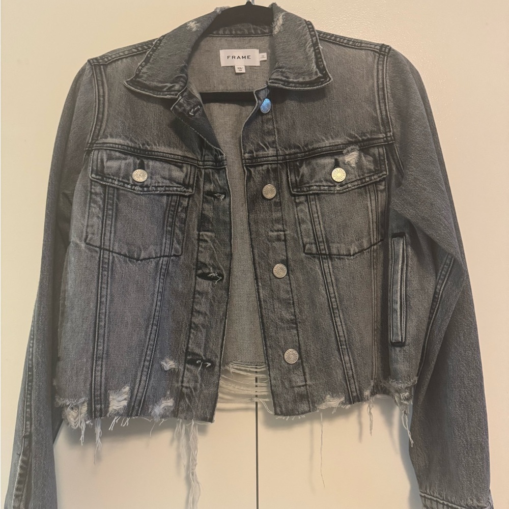 Frame Denim Light Gray Jacket. - Brand new - Never worn